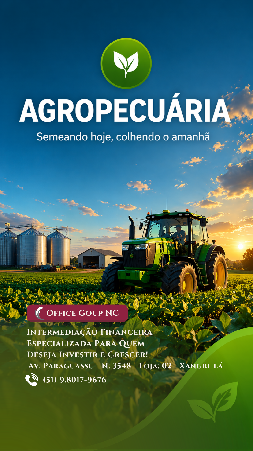 INTERMEDIAÇÃO FINANCIAMENTO AGRONEGÓCIO